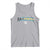 Bahamas Flag Tank Top Caribbean Hibiscus Flower Beach Summer Vacation - Wonder Print Shop