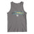 Bahamas Flag Tank Top Caribbean Hibiscus Flower Beach Summer Vacation - Wonder Print Shop