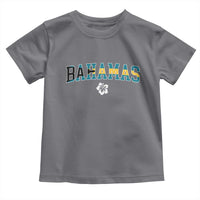 Bahamas Flag Toddler T Shirt Caribbean Hibiscus Flower Beach Summer Vacation - Wonder Print Shop