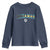 Bahamas Flag Youth Sweatshirt Caribbean Hibiscus Flower Beach Summer Vacation - Wonder Print Shop