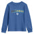 Bahamas Flag Youth Sweatshirt Caribbean Hibiscus Flower Beach Summer Vacation - Wonder Print Shop