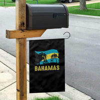 Bahamas Flag Garden Flag Tropical Island Palm Trees Bahamian Gifts - Wonder Print Shop