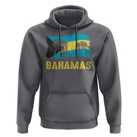 Bahamas Flag Hoodie Tropical Island Palm Trees Bahamian Gifts - Wonder Print Shop