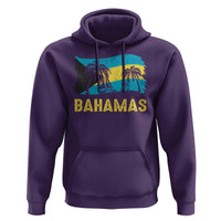Bahamas Flag Hoodie Tropical Island Palm Trees Bahamian Gifts - Wonder Print Shop