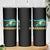 Bahamas Flag Skinny Tumbler Tropical Island Palm Trees Bahamian Gifts - Wonder Print Shop