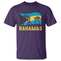 Bahamas Flag T Shirt Tropical Island Palm Trees Bahamian Gifts - Wonder Print Shop