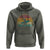Vintage Bigfoot Surfing Hoodie Sasquatch Beach Vacation Retro Surf Sun Shaka - Wonder Print Shop