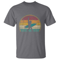 Vintage Bigfoot Surfing T Shirt Sasquatch Beach Vacation Retro Surf Sun Shaka - Wonder Print Shop
