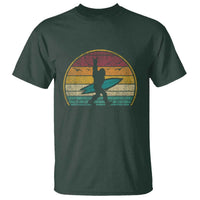 Vintage Bigfoot Surfing T Shirt Sasquatch Beach Vacation Retro Surf Sun Shaka - Wonder Print Shop