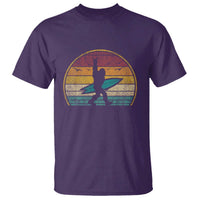 Vintage Bigfoot Surfing T Shirt Sasquatch Beach Vacation Retro Surf Sun Shaka - Wonder Print Shop
