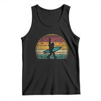 Vintage Bigfoot Surfing Tank Top Sasquatch Beach Vacation Retro Surf Sun Shaka - Wonder Print Shop