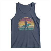 Vintage Bigfoot Surfing Tank Top Sasquatch Beach Vacation Retro Surf Sun Shaka - Wonder Print Shop