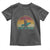Vintage Bigfoot Surfing Toddler T Shirt Sasquatch Beach Vacation Retro Surf Sun Shaka - Wonder Print Shop