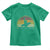 Vintage Bigfoot Surfing Toddler T Shirt Sasquatch Beach Vacation Retro Surf Sun Shaka - Wonder Print Shop