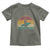 Vintage Bigfoot Surfing Toddler T Shirt Sasquatch Beach Vacation Retro Surf Sun Shaka - Wonder Print Shop