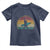 Vintage Bigfoot Surfing Toddler T Shirt Sasquatch Beach Vacation Retro Surf Sun Shaka - Wonder Print Shop