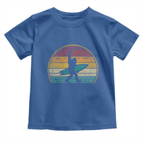 Vintage Bigfoot Surfing Toddler T Shirt Sasquatch Beach Vacation Retro Surf Sun Shaka - Wonder Print Shop