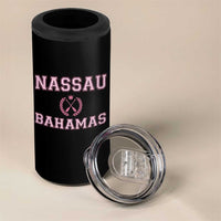 Nassau Souvenir 4 in 1 Can Cooler Tumbler Bahamas Rowing Summer Vacation Girls Trip - Wonder Print Shop