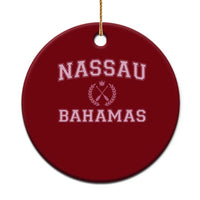 Nassau Souvenir Ceramic Ornament Bahamas Rowing Summer Vacation Girls Trip - Wonder Print Shop