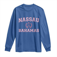 Nassau Souvenir Long Sleeve Shirt Bahamas Rowing Summer Vacation Girls Trip - Wonder Print Shop