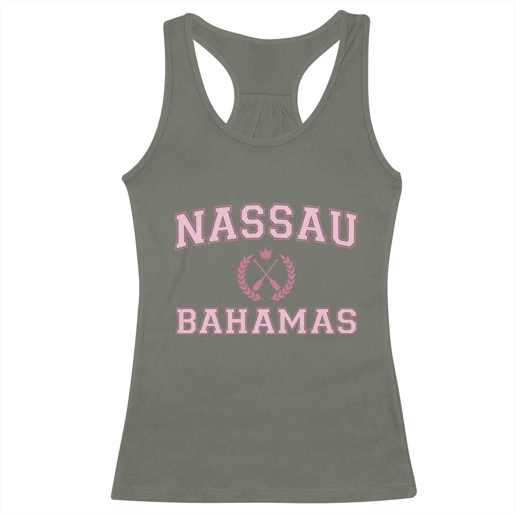 Nassau Souvenir Racerback Tank Top Bahamas Rowing Summer Vacation Girls Trip - Wonder Print Shop