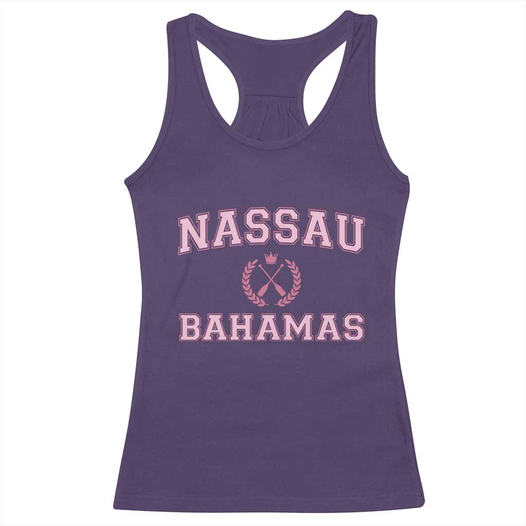 Nassau Souvenir Racerback Tank Top Bahamas Rowing Summer Vacation Girls Trip - Wonder Print Shop