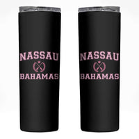 Nassau Souvenir Skinny Tumbler Bahamas Rowing Summer Vacation Girls Trip - Wonder Print Shop