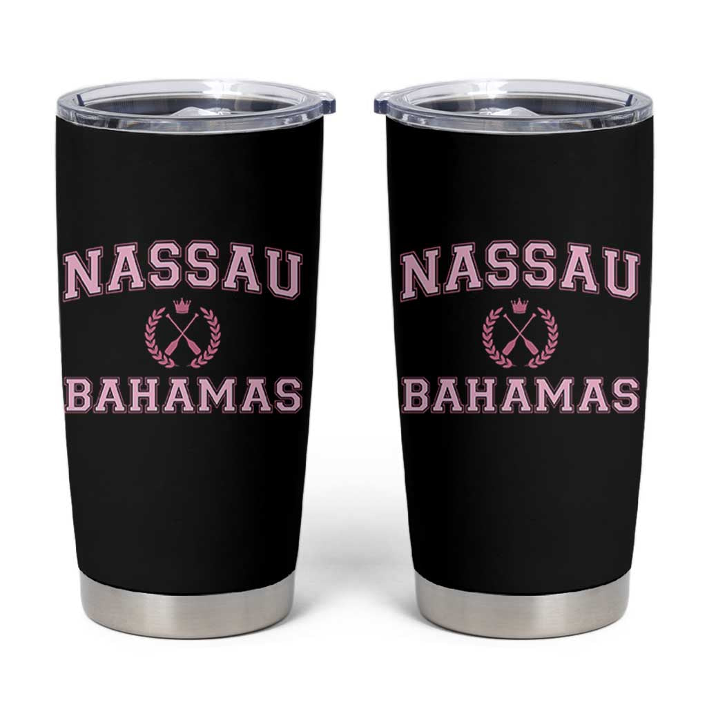 Nassau Souvenir Tumbler Cup Bahamas Rowing Summer Vacation Girls Trip - Wonder Print Shop