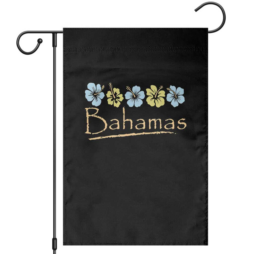 Bahamas Garden Flag Hibiscus Flower Summer Beachy Vacation - Wonder Print Shop