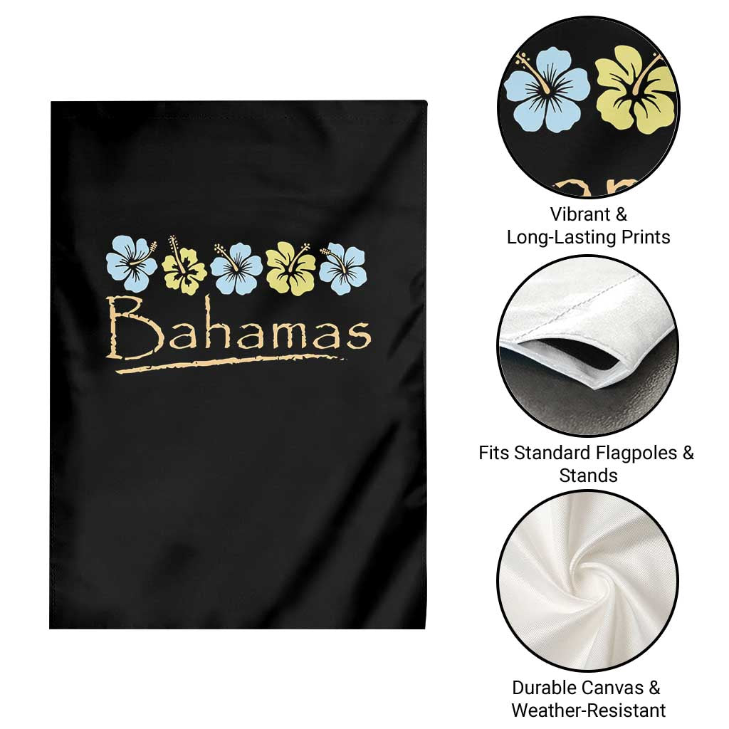 Bahamas Garden Flag Hibiscus Flower Summer Beachy Vacation - Wonder Print Shop