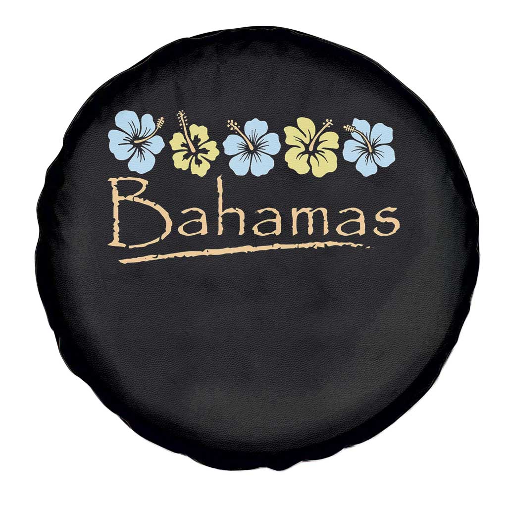 Bahamas Spare Tire Cover Hibiscus Flower Summer Beachy Vacation - Wonder Print Shop