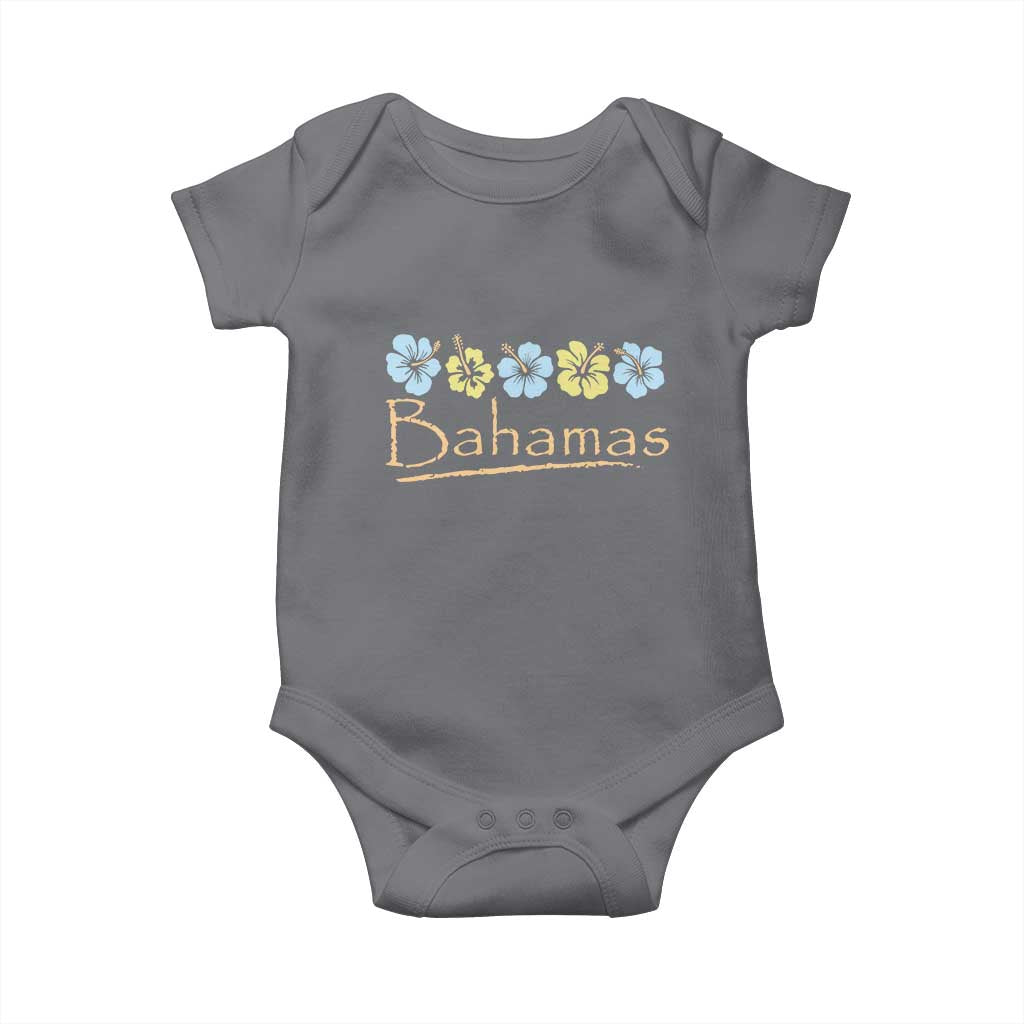 Bahamas Baby Onesie Hibiscus Flower Summer Beachy Vacation - Wonder Print Shop