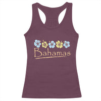 Bahamas Racerback Tank Top Hibiscus Flower Summer Beachy Vacation - Wonder Print Shop