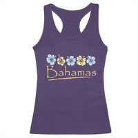 Bahamas Racerback Tank Top Hibiscus Flower Summer Beachy Vacation - Wonder Print Shop