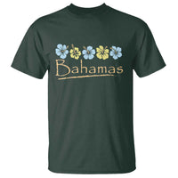 Bahamas T Shirt Hibiscus Flower Summer Beachy Vacation - Wonder Print Shop