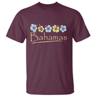 Bahamas T Shirt Hibiscus Flower Summer Beachy Vacation - Wonder Print Shop