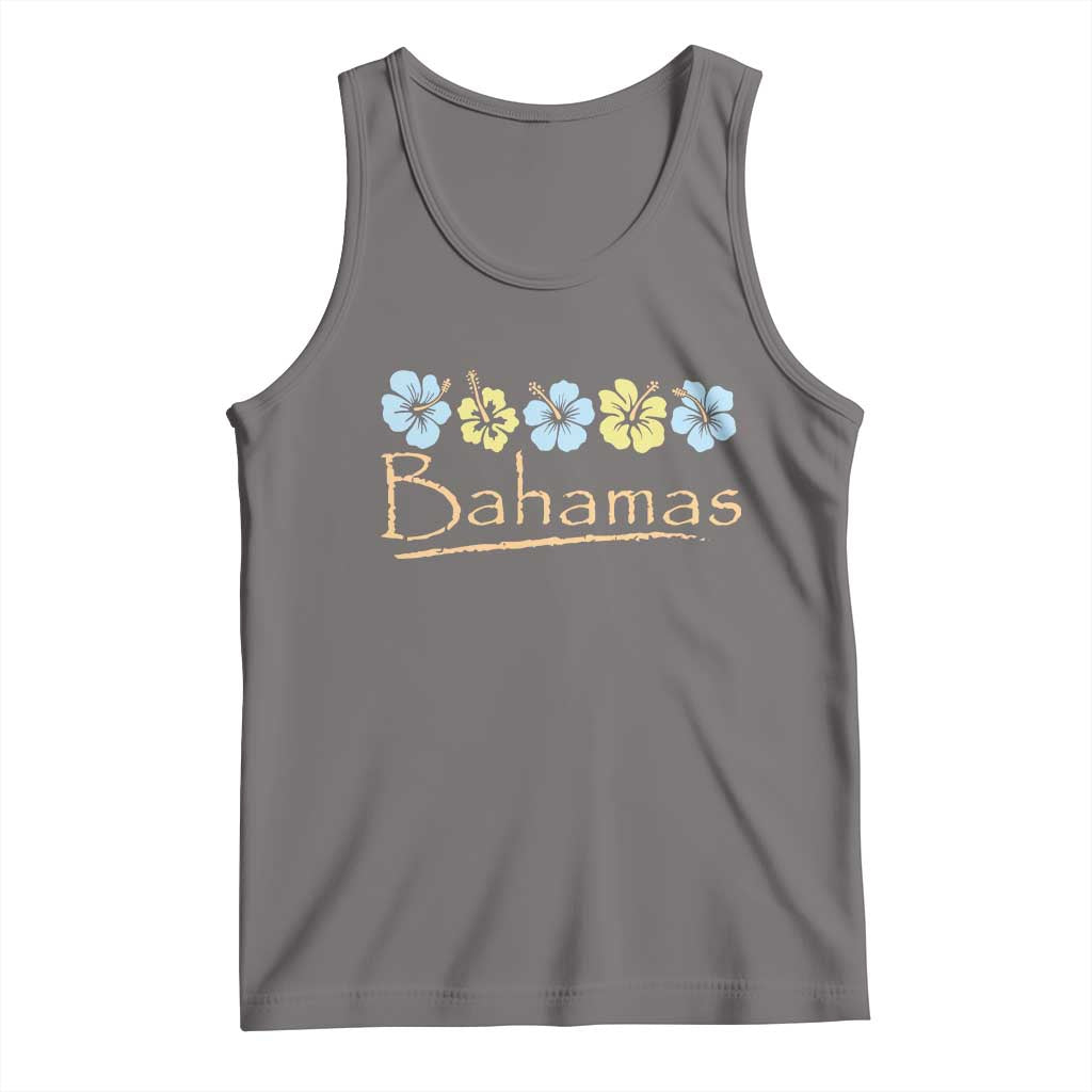 Bahamas Tank Top Hibiscus Flower Summer Beachy Vacation - Wonder Print Shop