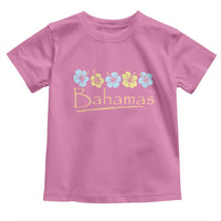 Bahamas Toddler T Shirt Hibiscus Flower Summer Beachy Vacation - Wonder Print Shop