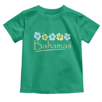 Bahamas Toddler T Shirt Hibiscus Flower Summer Beachy Vacation - Wonder Print Shop