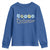 Bahamas Youth Sweatshirt Hibiscus Flower Summer Beachy Vacation - Wonder Print Shop