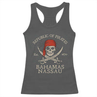 Republic Of Pirates Nassau Bahamas Racerback Tank Top Vintage Caribbean Summer Vacation - Wonder Print Shop