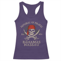 Republic Of Pirates Nassau Bahamas Racerback Tank Top Vintage Caribbean Summer Vacation - Wonder Print Shop