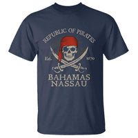 Republic Of Pirates Nassau Bahamas T Shirt Vintage Caribbean Summer Vacation - Wonder Print Shop