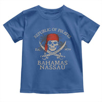 Republic Of Pirates Nassau Bahamas Toddler T Shirt Vintage Caribbean Summer Vacation - Wonder Print Shop
