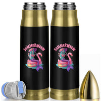 Summerween Mermaid Skeleton Bullet Tumbler Beach Flamingo Halloween Girl - Wonder Print Shop