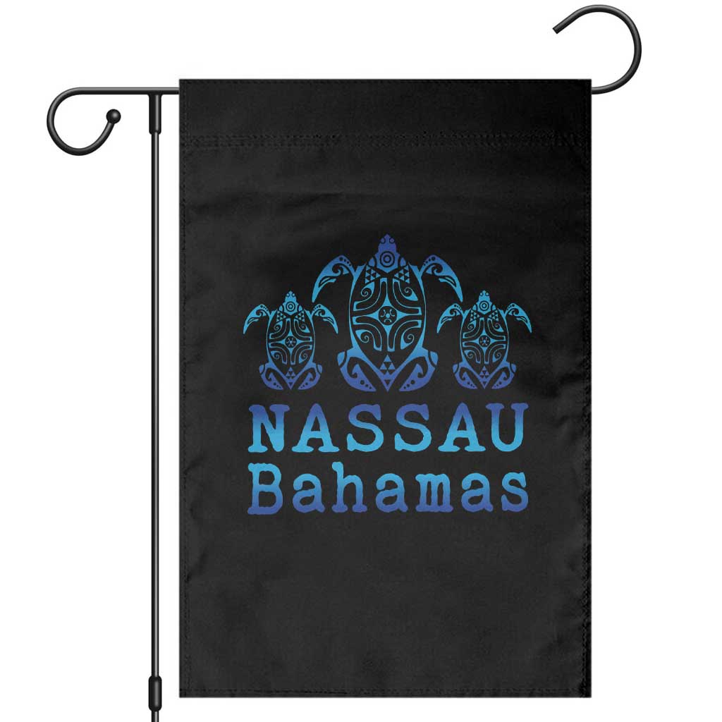 Nassau Souvenir Garden Flag Sea Turtle Bahamas Beach Vacation - Wonder Print Shop