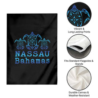 Nassau Souvenir Garden Flag Sea Turtle Bahamas Beach Vacation - Wonder Print Shop