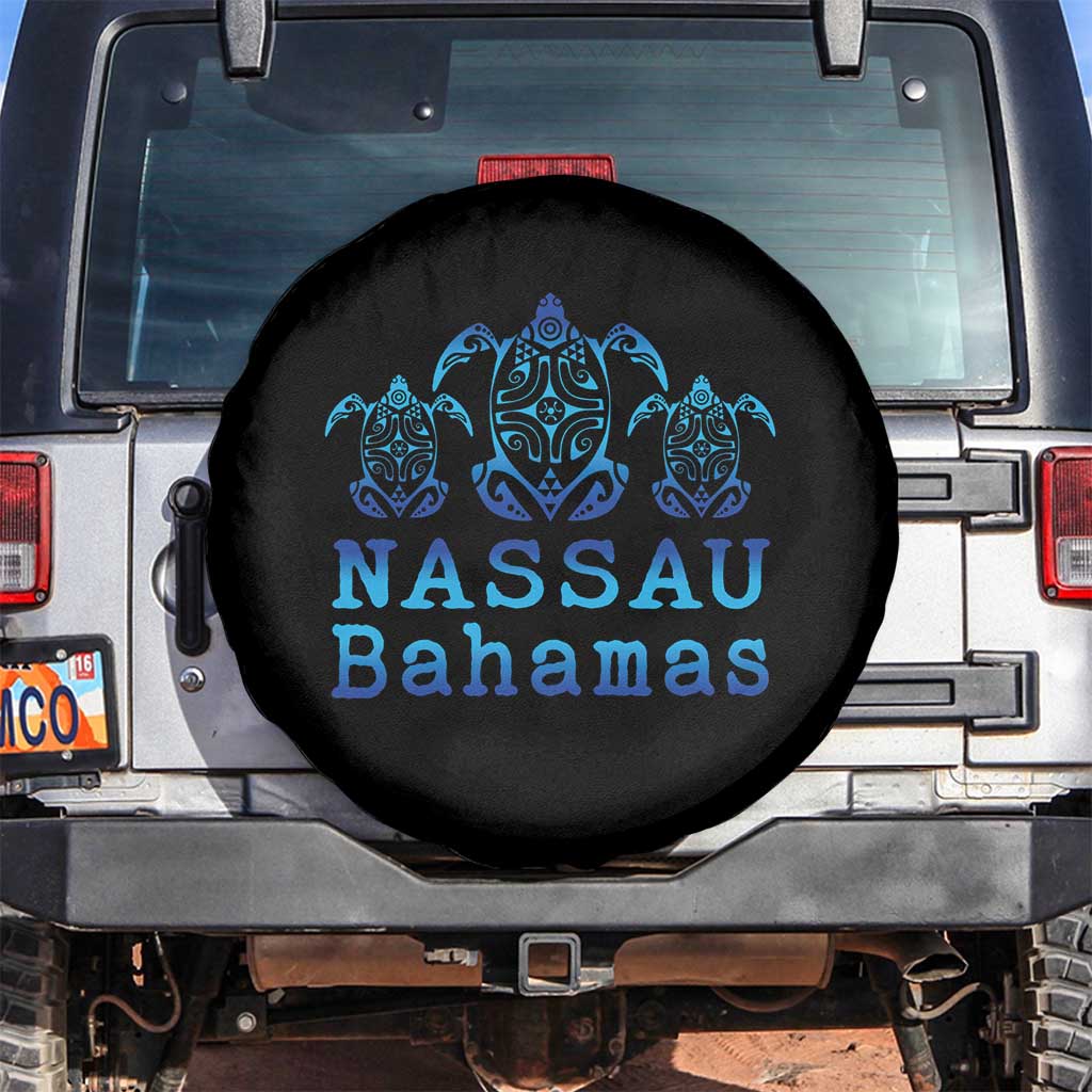 Nassau Souvenir Spare Tire Cover Sea Turtle Bahamas Beach Vacation - Wonder Print Shop
