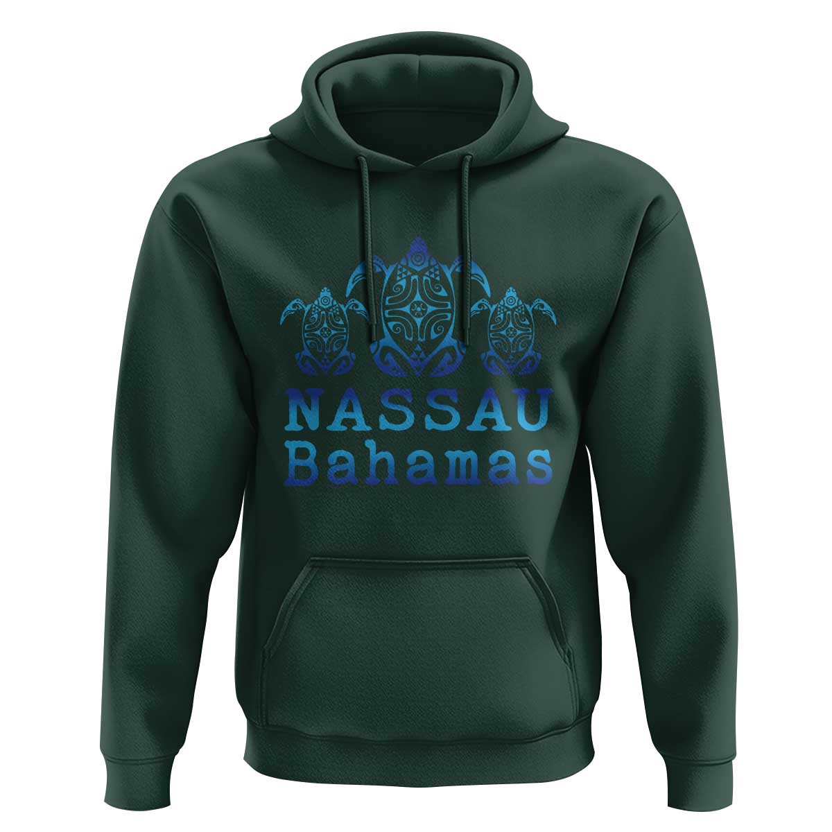 Nassau Souvenir Hoodie Sea Turtle Bahamas Beach Vacation - Wonder Print Shop