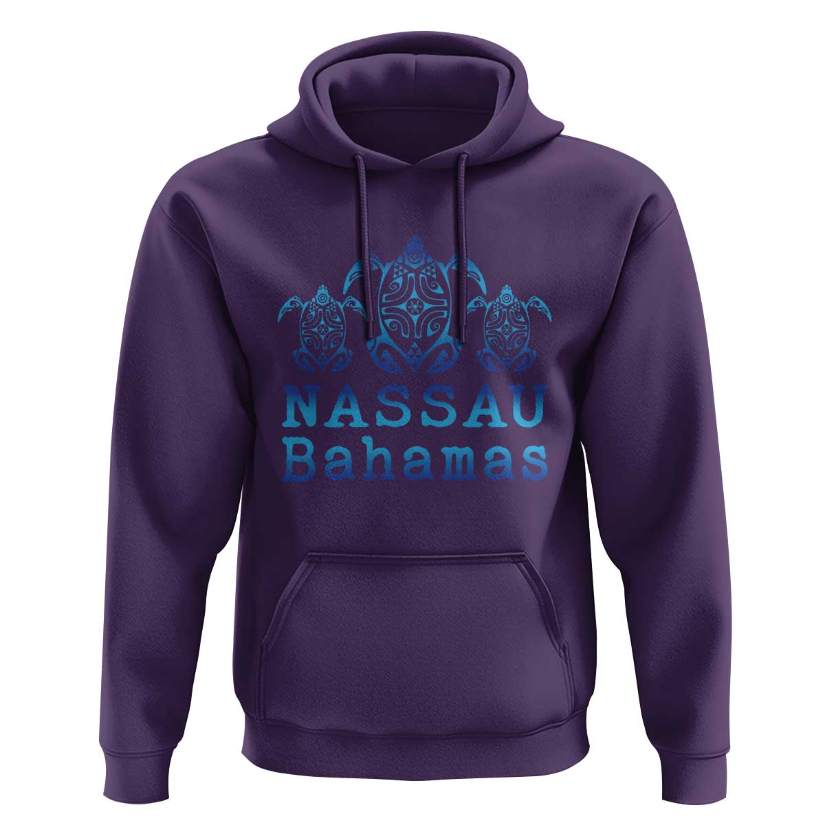 Nassau Souvenir Hoodie Sea Turtle Bahamas Beach Vacation - Wonder Print Shop